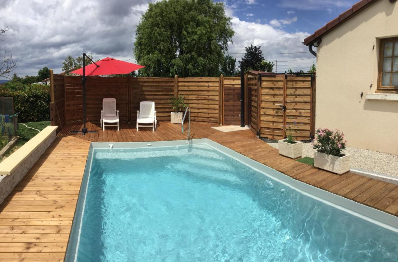 Gite De Belle Vue Semur-en-Brionnais Exteriör bild